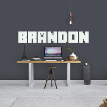 Load image into Gallery viewer, Minecraft Personalised Name Wall Sticker | Apex Stickers
