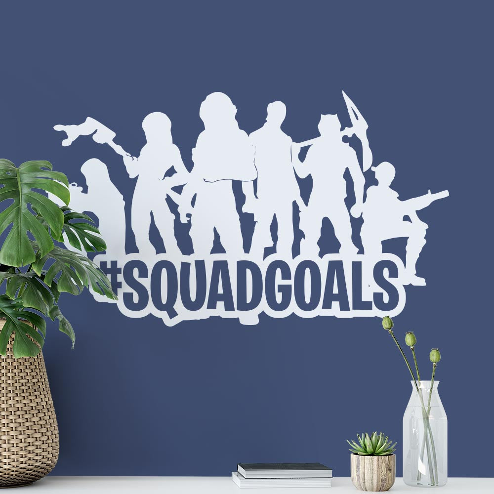 Fortnite Squad Goals Wall Sticker | Apex Stickers