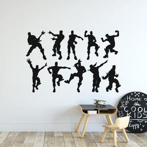 Fortnite Dancing Figures Wall Sticker | Apex Stickers