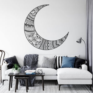 Mandala Moon Design Wall Sticker | Apex Stickers