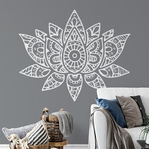 Mandala Lotus Flower Wall Sticker | Apex Stickers