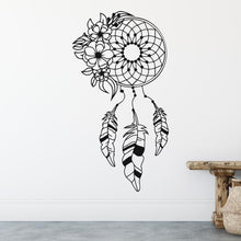 Load image into Gallery viewer, Dream Catcher With Flowers Wall Sticker | Apex Stickers
