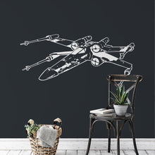 Load image into Gallery viewer, Star Wars X-Wing Fighter Wall Sticker | Apex Stickers
