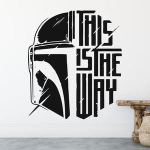 Star Wars This Is The Way Wall Sticker | Apex Stickers