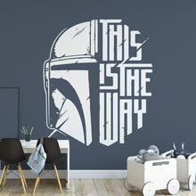 Load image into Gallery viewer, Star Wars This Is The Way Wall Sticker | Apex Stickers
