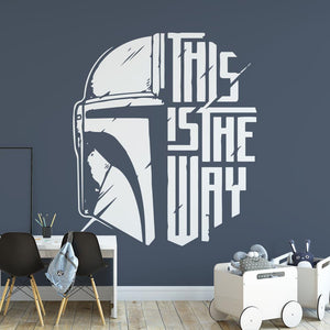 Star Wars This Is The Way Wall Sticker | Apex Stickers