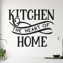 Load image into Gallery viewer, Kitchen The Heart Of Home Wall Sticker | Apex Stickers
