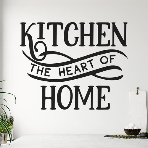 Kitchen The Heart Of Home Wall Sticker | Apex Stickers