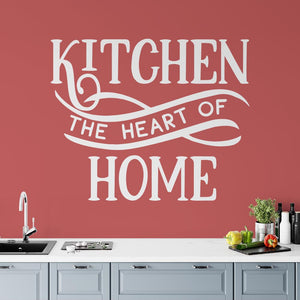 Kitchen The Heart Of Home Wall Sticker | Apex Stickers