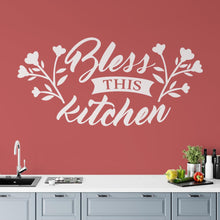 Load image into Gallery viewer, Bless This Kitchen Wall Sticker | Apex Stickers
