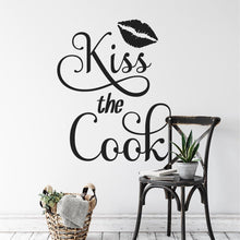 Load image into Gallery viewer, Kiss The Cook Wall Sticker | Apex Stickers
