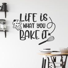 Load image into Gallery viewer, Life Is What You Bake It Wall Sticker | Apex Stickers
