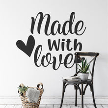 Load image into Gallery viewer, Made With Love Wall Sticker | Apex Stickers
