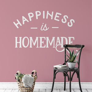 Happiness Is Homemade Wall Sticker | Apex Stickers