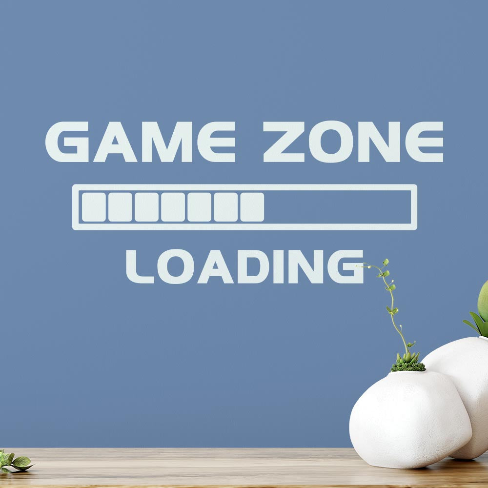 Game Zone Loading Wall Sticker | Apex Stickers
