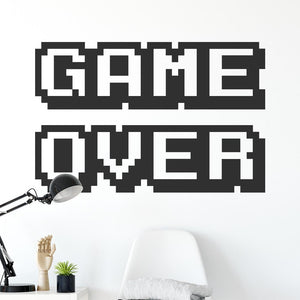 Game Over Wall Sticker | Apex Stickers