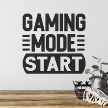 Load image into Gallery viewer, Gaming Mode Start Wall Sticker | Apex Stickers
