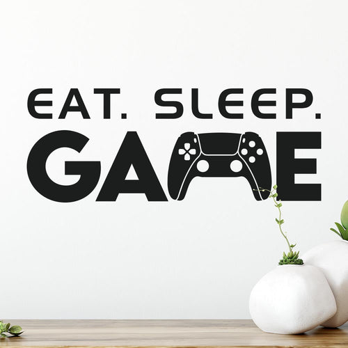 Eat Sleep Game Playstation Wall Sticker | Apex Stickers