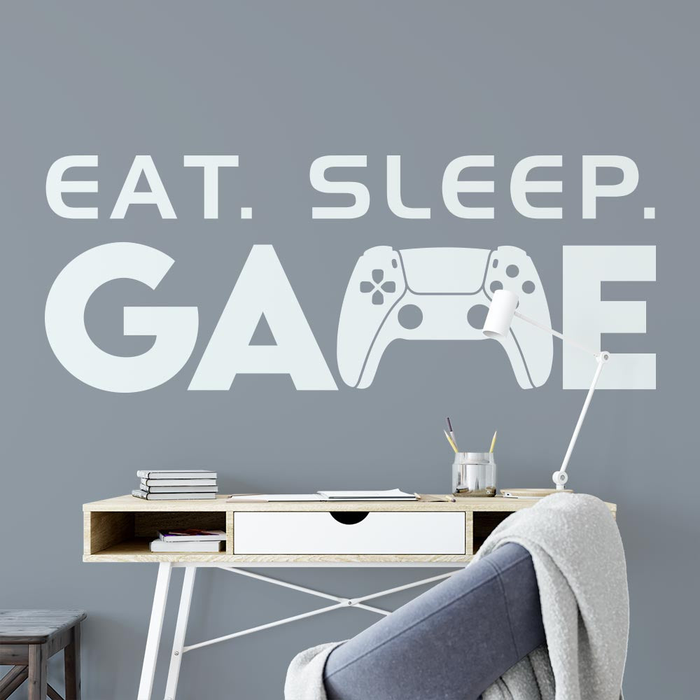Eat Sleep Game Playstation Wall Sticker | Apex Stickers