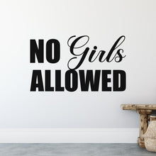 Load image into Gallery viewer, No Girls Allowed Wall Sticker | Apex Stickers
