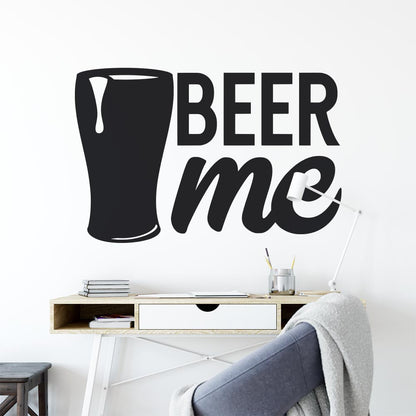 Beer Me Wall Sticker | Apex Stickers