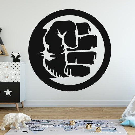 The Hulk Fist Logo Wall Sticker | Apex Stickers