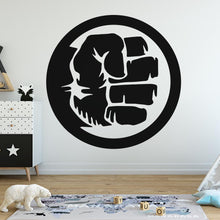 Load image into Gallery viewer, The Hulk Fist Logo Wall Sticker | Apex Stickers
