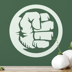 The Hulk Fist Logo Wall Sticker | Apex Stickers