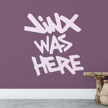 Load image into Gallery viewer, League of Legends Jinx Was Here Wall Sticker | Apex Stickers
