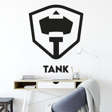 Load image into Gallery viewer, League of Legends Tank Icon Wall Sticker | Apex Stickers
