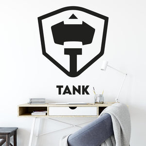 League of Legends Tank Icon Wall Sticker | Apex Stickers