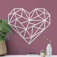 Load image into Gallery viewer, Geometric Polygonal Heart Wall Sticker | Apex Stickers
