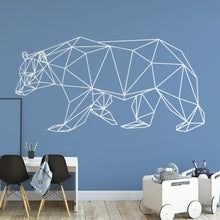 Load image into Gallery viewer, Geometric Polygonal Bear Wall Sticker | Apex Stickers
