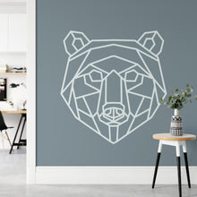 Load image into Gallery viewer, Geometric Polygonal Bear Head Wall Sticker | Apex Stickers
