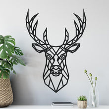 Load image into Gallery viewer, Geometric Polygonal Stag Head Wall Sticker | Apex Stickers
