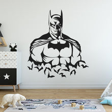Load image into Gallery viewer, Batman With Bats Wall Sticker | Apex Stickers
