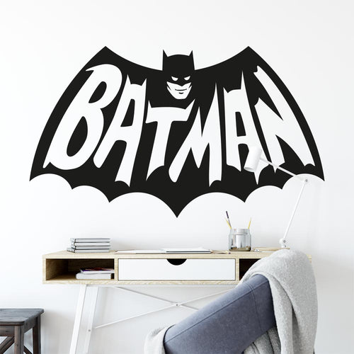 Batman Retro TV Show Logo Wall Sticker | Apex Stickers