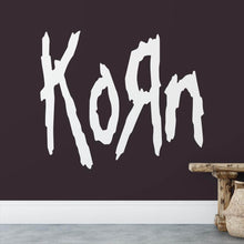 Load image into Gallery viewer, Korn Band Logo Wall Sticker | Apex Stickers
