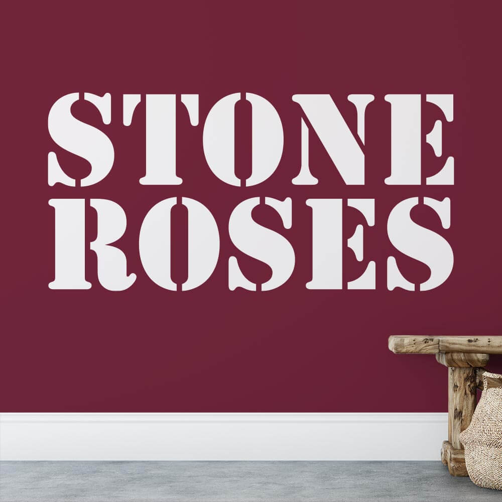 Stone Roses Band Logo Wall Sticker | Apex Stickers