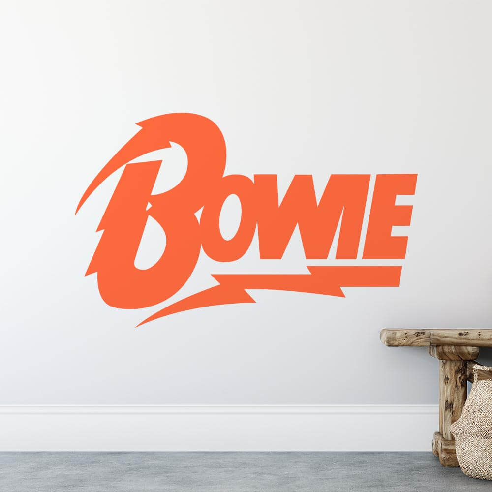 David Bowie Band Logo Wall Sticker | Apex Stickers