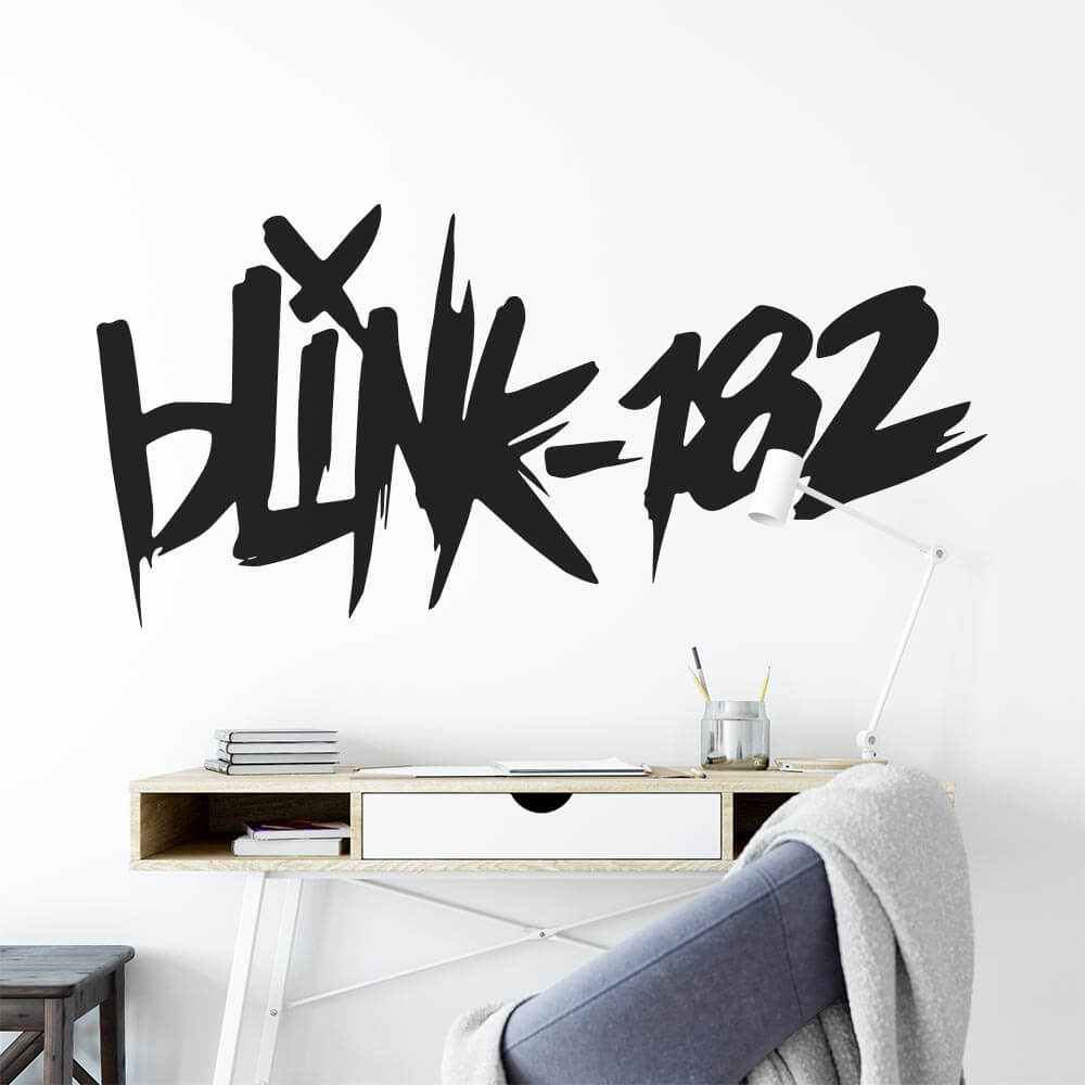 Blink 182 Band Logo Wall Sticker | Apex Stickers