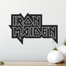 Load image into Gallery viewer, Iron Maiden Band Logo Wall Sticker | Apex Stickers
