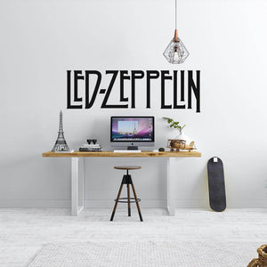 Led Zeppelin Band Logo Wall Sticker | Apex Stickers