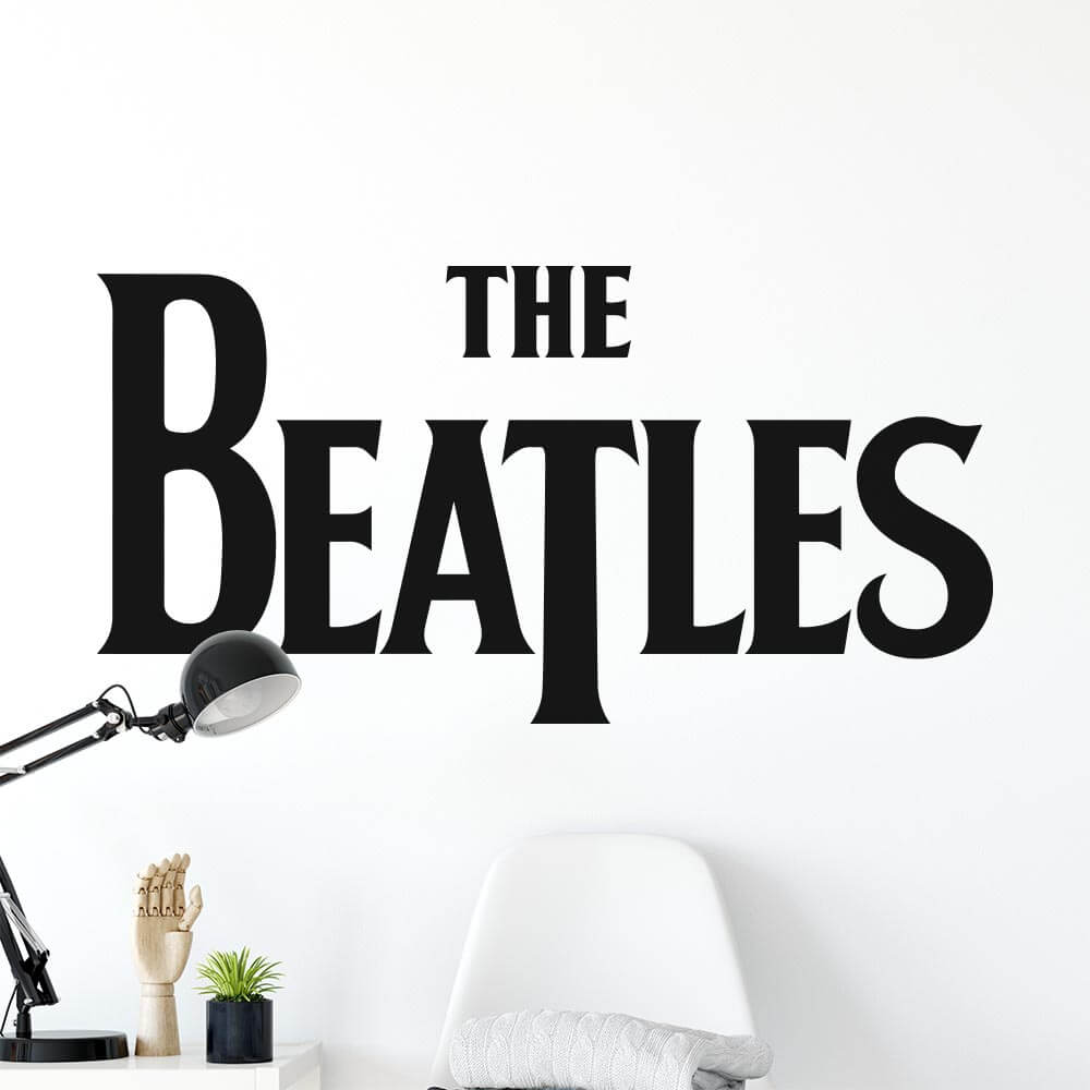 The Beatles Band Logo Wall Sticker | Apex Stickers