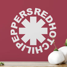 Load image into Gallery viewer, Red Hot Chili Peppers Band Logo Wall Sticker | Apex Stickers
