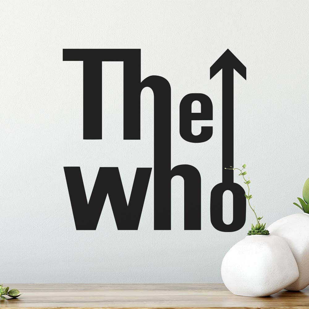 The Who Band Logo Wall Sticker | Apex Stickers