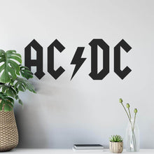 Load image into Gallery viewer, AC/DC Band Logo Wall Sticker | Apex Stickers
