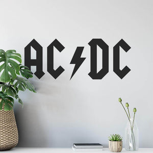 AC/DC Band Logo Wall Sticker | Apex Stickers