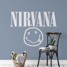 Load image into Gallery viewer, Nirvana Band Logo Wall Sticker | Apex Stickers
