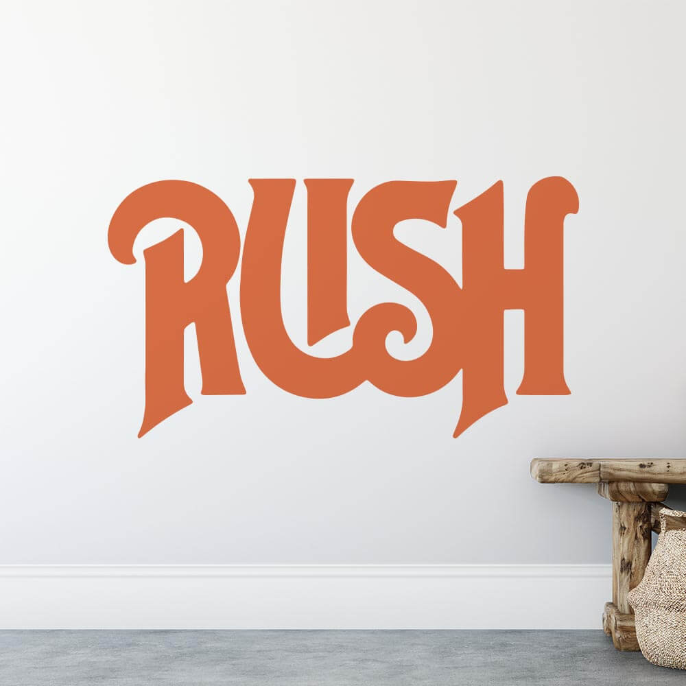 Rush Band Logo Wall Sticker | Apex Stickers